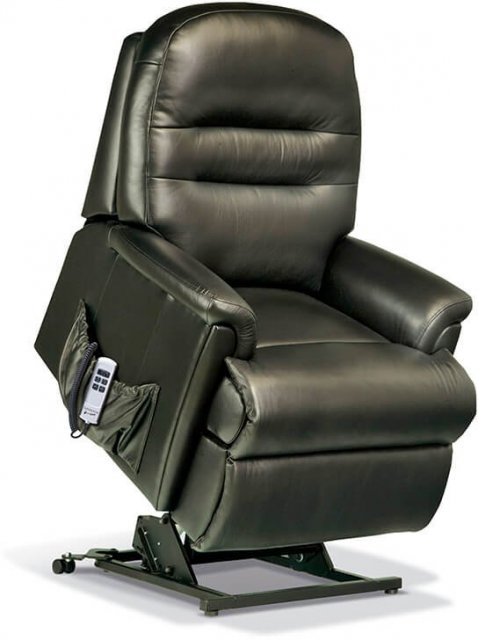 Sherborne Upholstery Albany Standard Dual Motor Lift & Tilt Recliner Chair in Leather