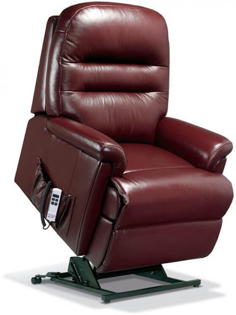 Sherborne Upholstery Albany Standard Single Motor Lift & Tilt Recliner Chair in Leather
