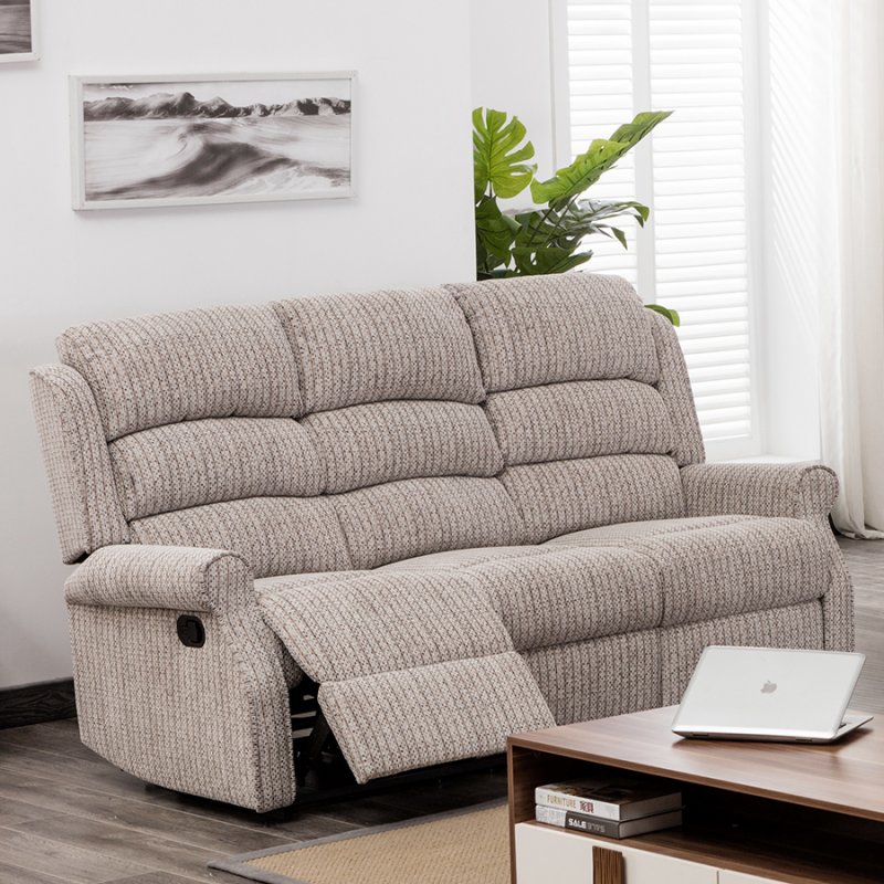 Witney 3 Seater Manual Recliner Sofa
