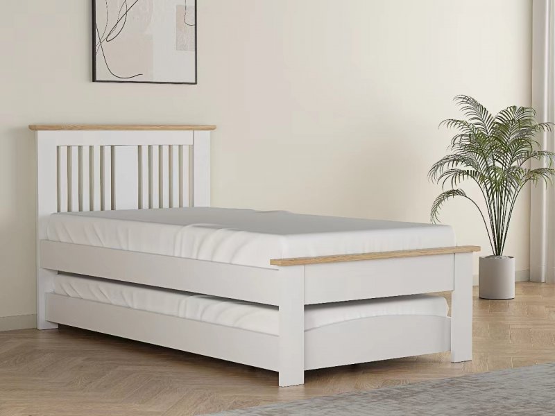 Felix Guest Bed In Oak And White Finish