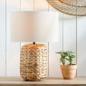 Zadi Natural Plaited Tall Table Lamp
