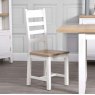 Fenton Ladder Back Dining Chair With Wooden Seat (Set Of 2)