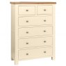 Budleigh Painted 2 Over 4 Drawer Chest