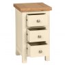Budleigh Painted Compact 3 Drawer Bedside