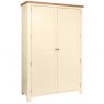 Budleigh Painted Double Hanging Wardrobe