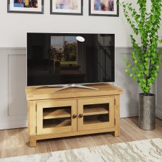 Cranleigh Standard TV Unit With Glazed Doors Cranleigh Standard TV Unit With Glazed Doors