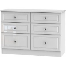 Crystal 6 Drawer Midi Chest Crystal 6 Drawer Midi Chest