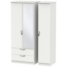 Chilham Triple 2 Drawer Mirror Robe Chilham Triple 2 Drawer Mirror Robe