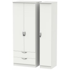 Chilham Tall Triple 2 Drawer Robe Chilham Tall Triple 2 Drawer Robe