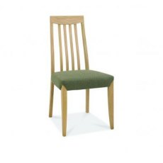 Lancing Lifestyle Oak Slat Back Dining Chairs - Black Gold Fabric Seat(Pair) Lancing Lifestyle Oak Slat Back Dining Chairs - Black Gold Fabric Seat(Pair)