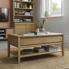 Lancing Coffee Table With Drawer Lancing Coffee Table With Drawer