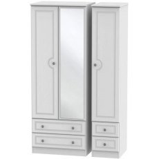 Bude Tall Triple 2 Drawer Mirror + Drawer Robe Bude Tall Triple 2 Drawer Mirror + Drawer Robe