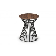 Teagan Lamp Table In Walnut Teagan Lamp Table In Walnut