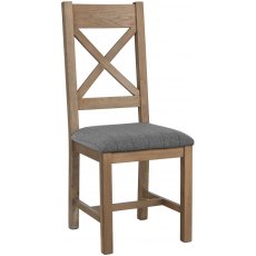 Selkirk Cross Back Dining Chair In Grey (Set Of 2) Selkirk Cross Back Dining Chair In Grey (Set Of 2)