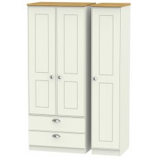 Carina Triple 2 Drawer Robe Carina Triple 2 Drawer Robe