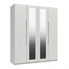 Solent 4 Door Robe With 2 Mirrors Solent 4 Door Robe With 2 Mirrors
