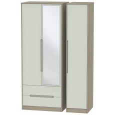 Atlantic Tall Triple 2 Drawer Mirror Robe