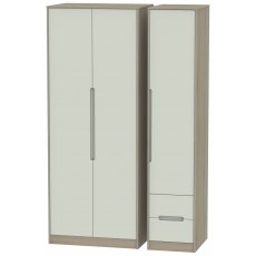 Atlantic Tall Triple Plain + Drawer Robe