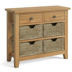 Somerton Console Table With Basket Somerton Console Table With Basket