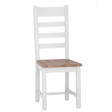 Fenton Ladder Back Dining Chair With Wooden Seat (Set Of 2) Fenton Ladder Back Dining Chair With Wooden Seat (Set Of 2)