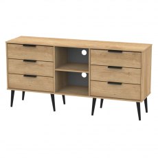 Portia 6 Drawer TV Unit Portia 6 Drawer TV Unit