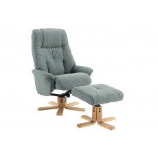 Bath Recliner Chair + Free Footstool in Lisbon Teal Fabric Bath Recliner Chair + Free Footstool in Lisbon Teal Fabric