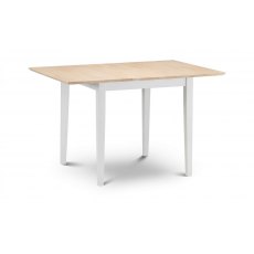 Trento Extending Dining Table In Ivory Two Tone Trento Extending Dining Table In Ivory Two Tone