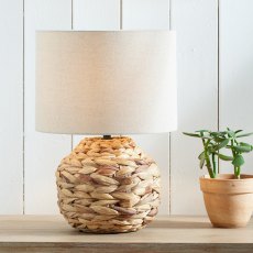 Zadi Natural Plaited Table Lamp Zadi Natural Plaited Table Lamp