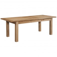 Budleigh Light Oak Large Dining Table With 2 Extensions Budleigh Light Oak Large Dining Table With 2 Extensions
