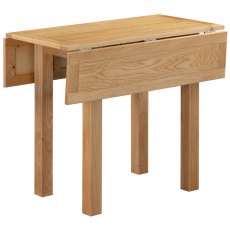 Budleigh Light Oak Square Drop Leaf Table Budleigh Light Oak Square Drop Leaf Table