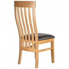Budleigh Light Oak Toulouse Dining Chair Budleigh Light Oak Toulouse Dining Chair