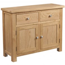 Budleigh Light Oak 2 Door 2 Drawer Deep Sideboard