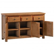 Budleigh Rustic 3 Door Sideboard Budleigh Rustic 3 Door Sideboard