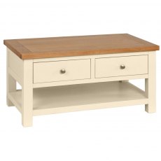 Budleigh Painted Coffee Table With 2 Drawers Budleigh Painted Coffee Table With 2 Drawers