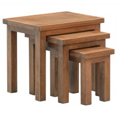 Budleigh Rustic Nest Of Tables Budleigh Rustic Nest Of Tables