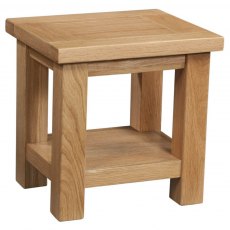 Budleigh Light Oak Lamp Table