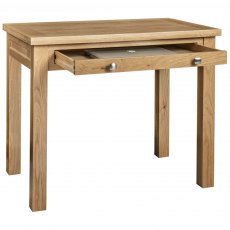 Budleigh Light Oak Laptop Desk