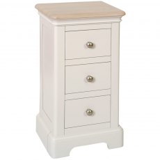 Braunton 3 Drawer Compact Bedside Chest Braunton 3 Drawer Compact Bedside Chest