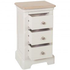 Braunton 3 Drawer Compact Bedside Chest Braunton 3 Drawer Compact Bedside Chest