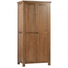 Budleigh Rustic Double Wardrobe Budleigh Rustic Double Wardrobe