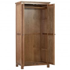 Budleigh Rustic Double Wardrobe Budleigh Rustic Double Wardrobe
