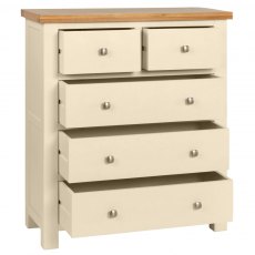 Budleigh Painted 2 Over 3 Drawer Chest Budleigh Painted 2 Over 3 Drawer Chest