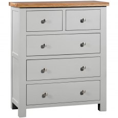 Budleigh Painted 2 Over 3 Drawer Chest Budleigh Painted 2 Over 3 Drawer Chest