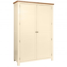 Budleigh Painted Double Hanging Wardrobe Budleigh Painted Double Hanging Wardrobe