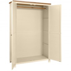 Budleigh Painted Double Hanging Wardrobe Budleigh Painted Double Hanging Wardrobe