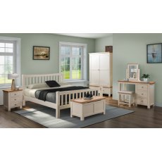 Budleigh Painted Slatted Bedframe Budleigh Painted Slatted Bedframe