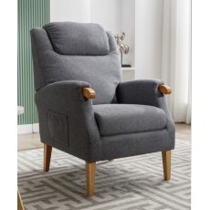 Haven Fireside Chair In Grey Haven Fireside Chair In Grey