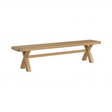 Harcourt Cross Leg Dining Bench Harcourt Cross Leg Dining Bench