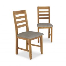 Chiltern Slatted Dining Chair - Linen (Set Of 2) Chiltern Slatted Dining Chair - Linen (Set Of 2)