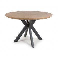 Elston Round Dining Table 120cm Elston Round Dining Table 120cm